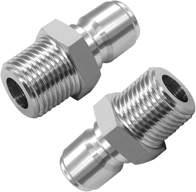[QDS-350-459] QD, SS, Plug, 1/2"; MPT
