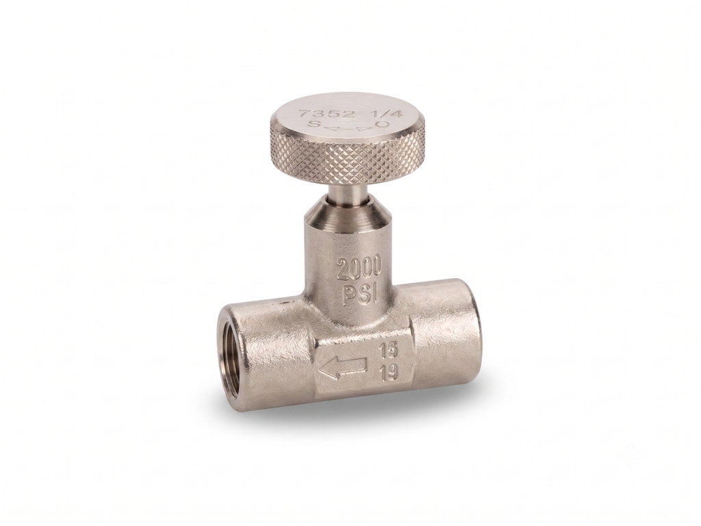 [VLV-660-797] Needle Valve, NPB, 1/4"; FM